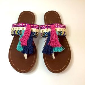 Circus by Sam Edelman "Brice"  Tassel Sandal  6.5